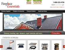 Tablet Screenshot of fireplaceessentials.com